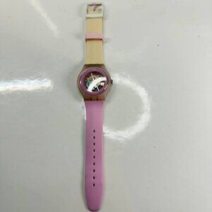 Swatch Swiss – Skeleton Dial Pink Model (Swiss Made)